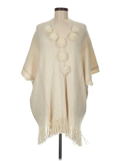 Pre-owned Unbranded Poncho In White