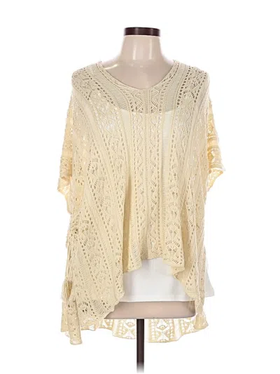 Pre-owned Unbranded Poncho In White