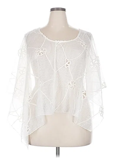 Pre-owned Unbranded Poncho In White
