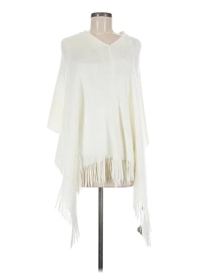 Pre-owned Unbranded Poncho In White