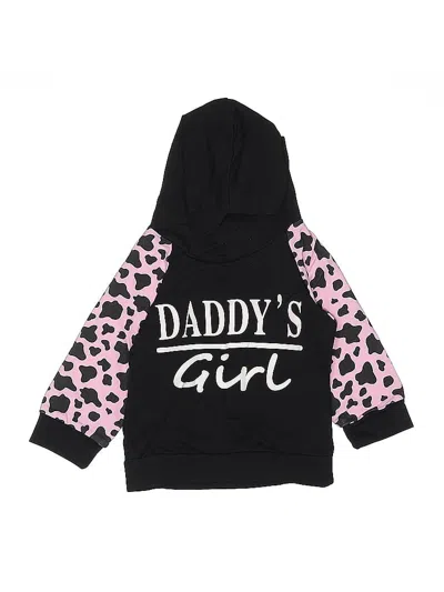 Pre-owned Unbranded Kids' Pullover Hoodie In Black