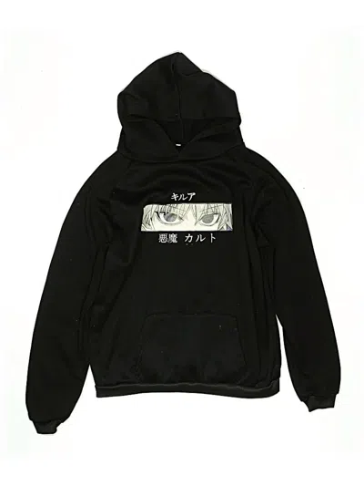 Pre-owned Unbranded Kids' Pullover Hoodie In Black