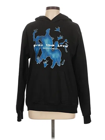 Pre-owned Unbranded Pullover Hoodie In Black