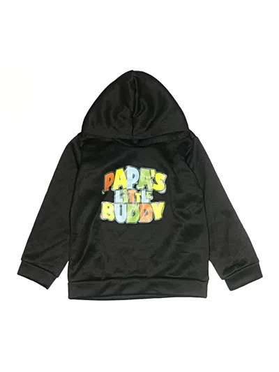 Pre-owned Unbranded Kids' Pullover Hoodie In Black