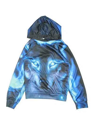 Pre-owned Unbranded Kids' Pullover Hoodie In Blue