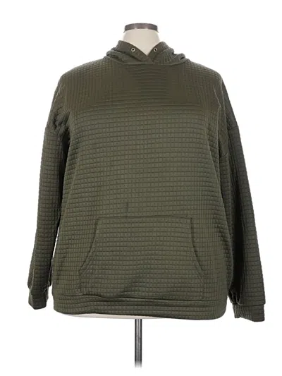 Pre-owned Unbranded Pullover Hoodie In Green