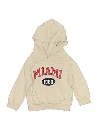 Pre-owned Unbranded Kids' Pullover Hoodie In Ivory
