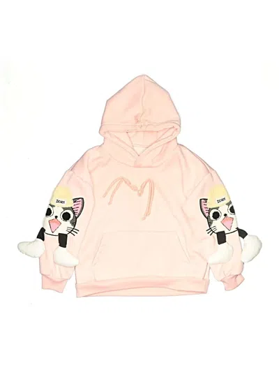 Pre-owned Unbranded Kids' Pullover Hoodie In Pink