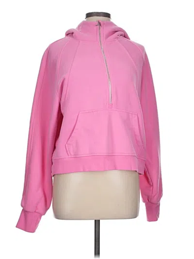Pre-owned Unbranded Pullover Hoodie In Pink