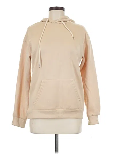 Pre-owned Unbranded Pullover Hoodie In Tan