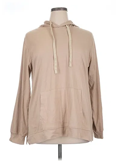 Pre-owned Unbranded Pullover Hoodie In Tan