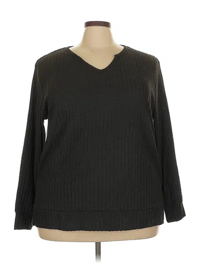 Pre-owned Unbranded Pullover Sweater In Black