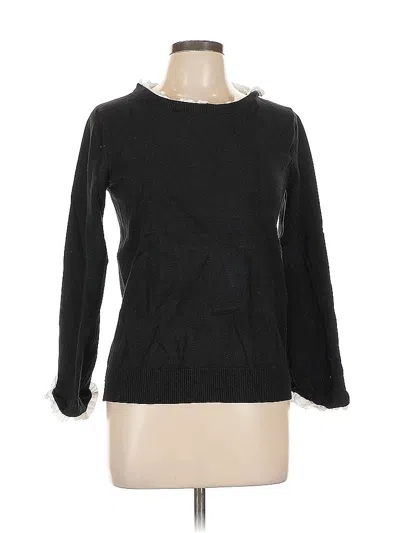 Pre-owned Unbranded Pullover Sweater In Black