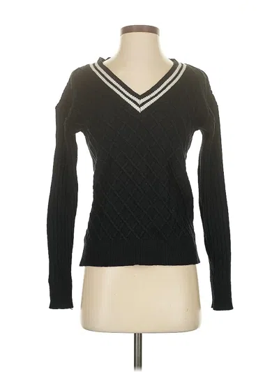 Pre-owned Unbranded Pullover Sweater In Black