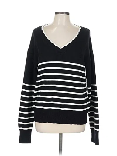 Pre-owned Unbranded Pullover Sweater In Black