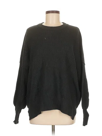 Pre-owned Unbranded Pullover Sweater In Black