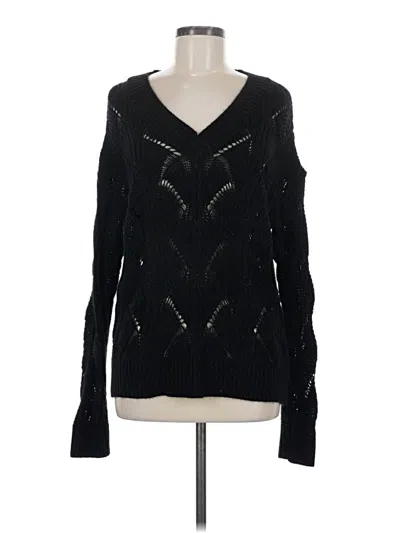 Pre-owned Unbranded Pullover Sweater In Black