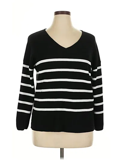 Pre-owned Unbranded Pullover Sweater In Black