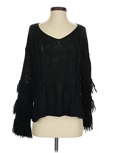 Pre-owned Unbranded Pullover Sweater In Black