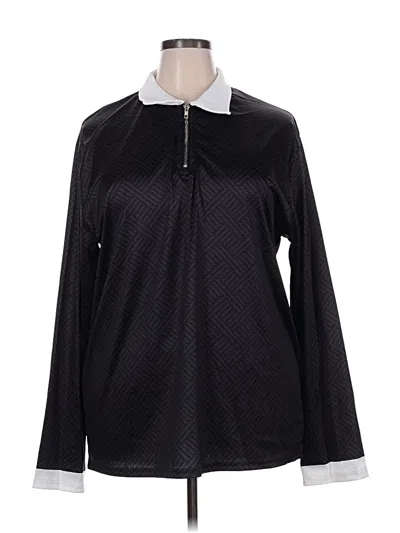 Pre-owned Unbranded Pullover Sweater In Black