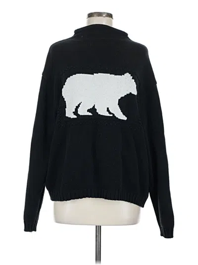 Pre-owned Unbranded Pullover Sweater In Black