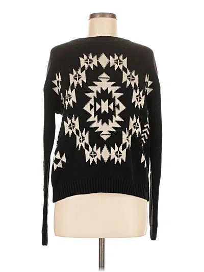 Pre-owned Unbranded Pullover Sweater In Black