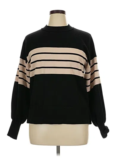 Pre-owned Unbranded Pullover Sweater In Black