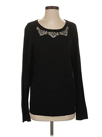 Pre-owned Unbranded Pullover Sweater In Black