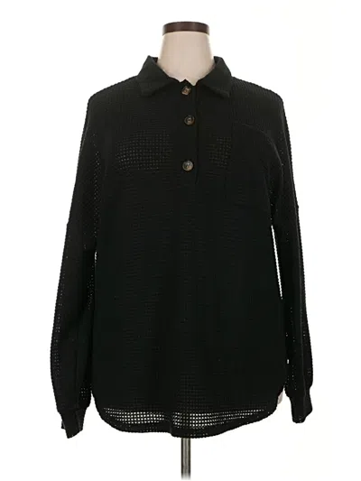 Pre-owned Unbranded Pullover Sweater In Black
