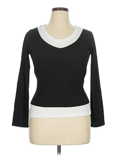 Pre-owned Unbranded Pullover Sweater In Black