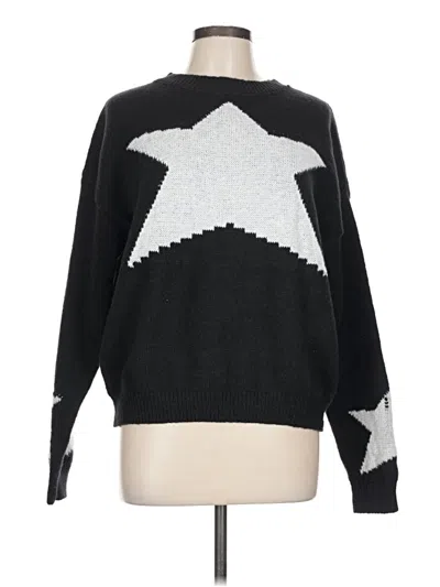 Pre-owned Unbranded Pullover Sweater In Black