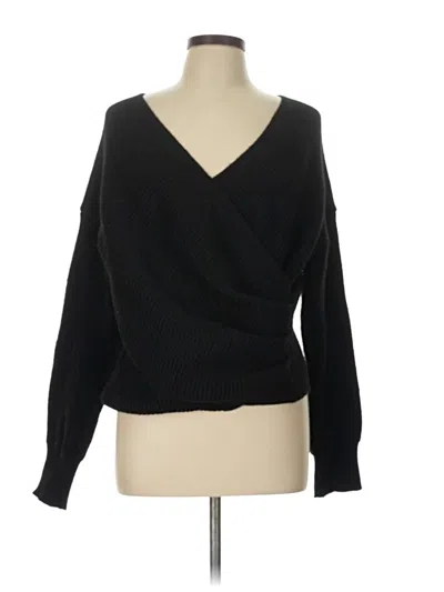 Pre-owned Unbranded Pullover Sweater In Black