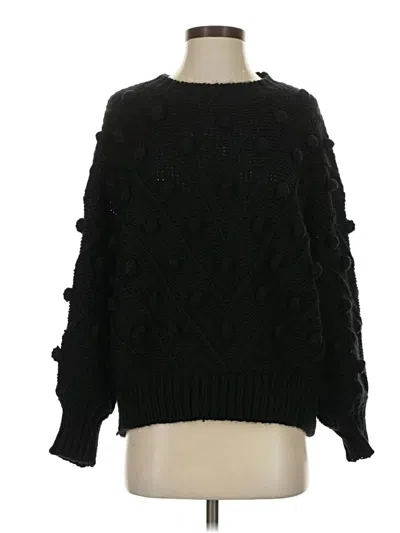 Pre-owned Unbranded Pullover Sweater In Black