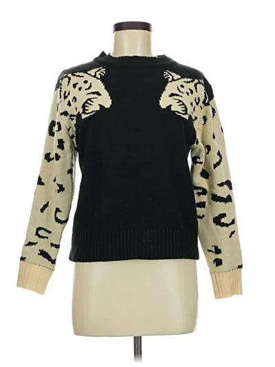 Pre-owned Unbranded Pullover Sweater In Black