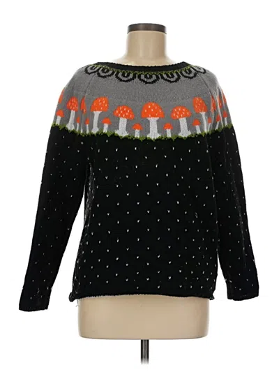 Pre-owned Unbranded Pullover Sweater In Black