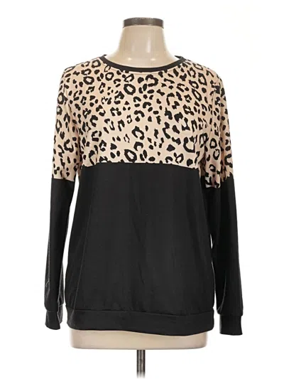 Pre-owned Unbranded Pullover Sweater In Black