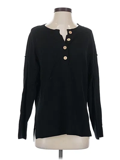 Pre-owned Unbranded Pullover Sweater In Black