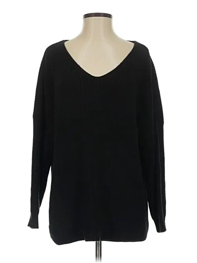 Pre-owned Unbranded Pullover Sweater In Black