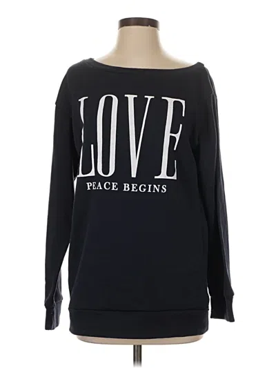 Pre-owned Unbranded Pullover Sweater In Black