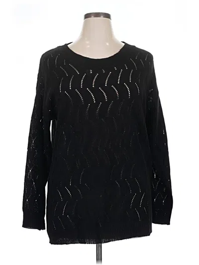 Pre-owned Unbranded Pullover Sweater In Black