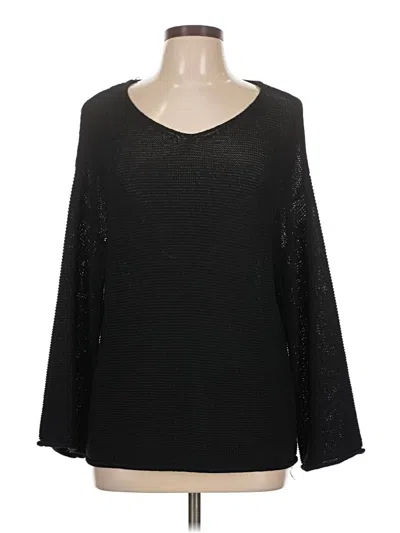 Pre-owned Unbranded Pullover Sweater In Black