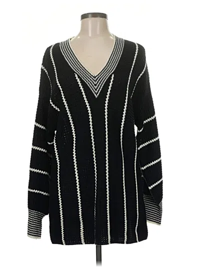 Pre-owned Unbranded Pullover Sweater In Black
