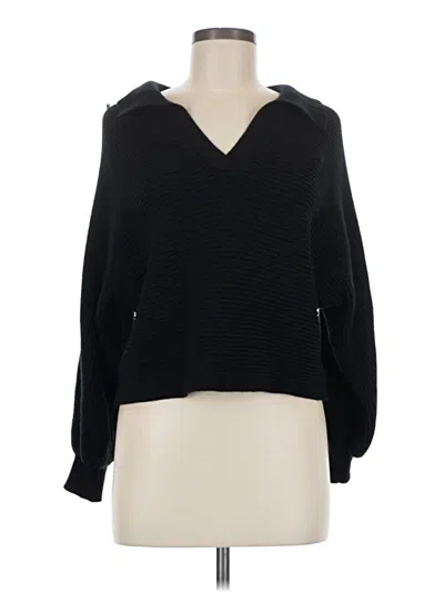 Pre-owned Unbranded Pullover Sweater In Black