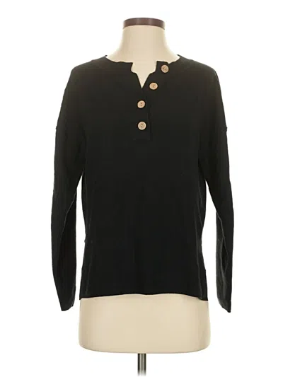 Pre-owned Unbranded Pullover Sweater In Black