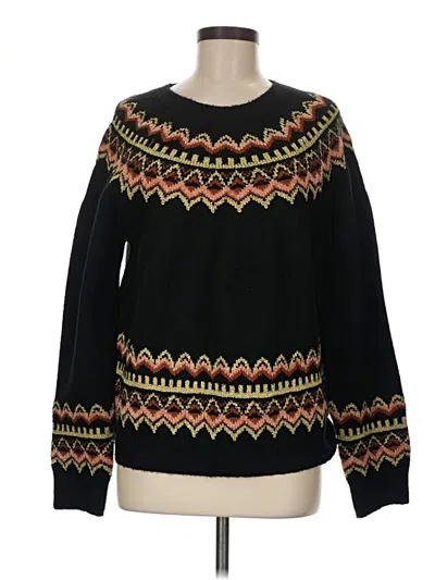 Pre-owned Unbranded Pullover Sweater In Black