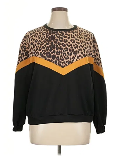 Pre-owned Unbranded Pullover Sweater In Black