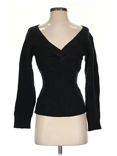 Pre-owned Unbranded Pullover Sweater In Black