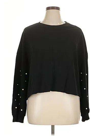 Pre-owned Unbranded Pullover Sweater In Black
