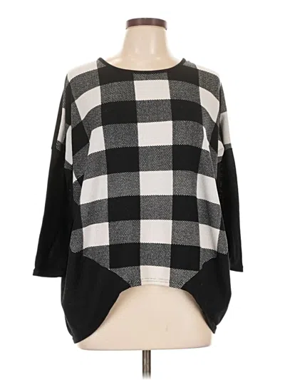 Pre-owned Unbranded Pullover Sweater In Black