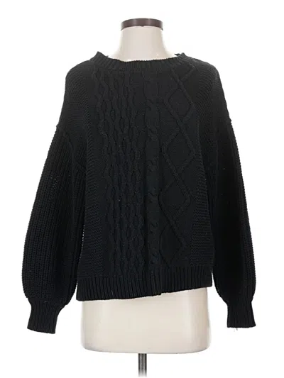 Pre-owned Unbranded Pullover Sweater In Black